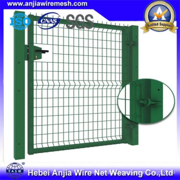 Powder Coated Chain Link Wire Mesh Fence Gate with CE